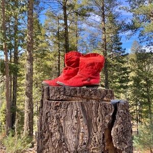 Vintage Red Boots